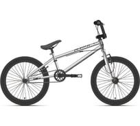 Велосипед STARK Madness BMX 1, 2021 г, серебристый/черный, HD00000285