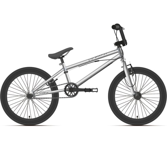 Велосипед STARK Madness BMX 1, 2021 г, серебристый/серебристый, HD00000286 1