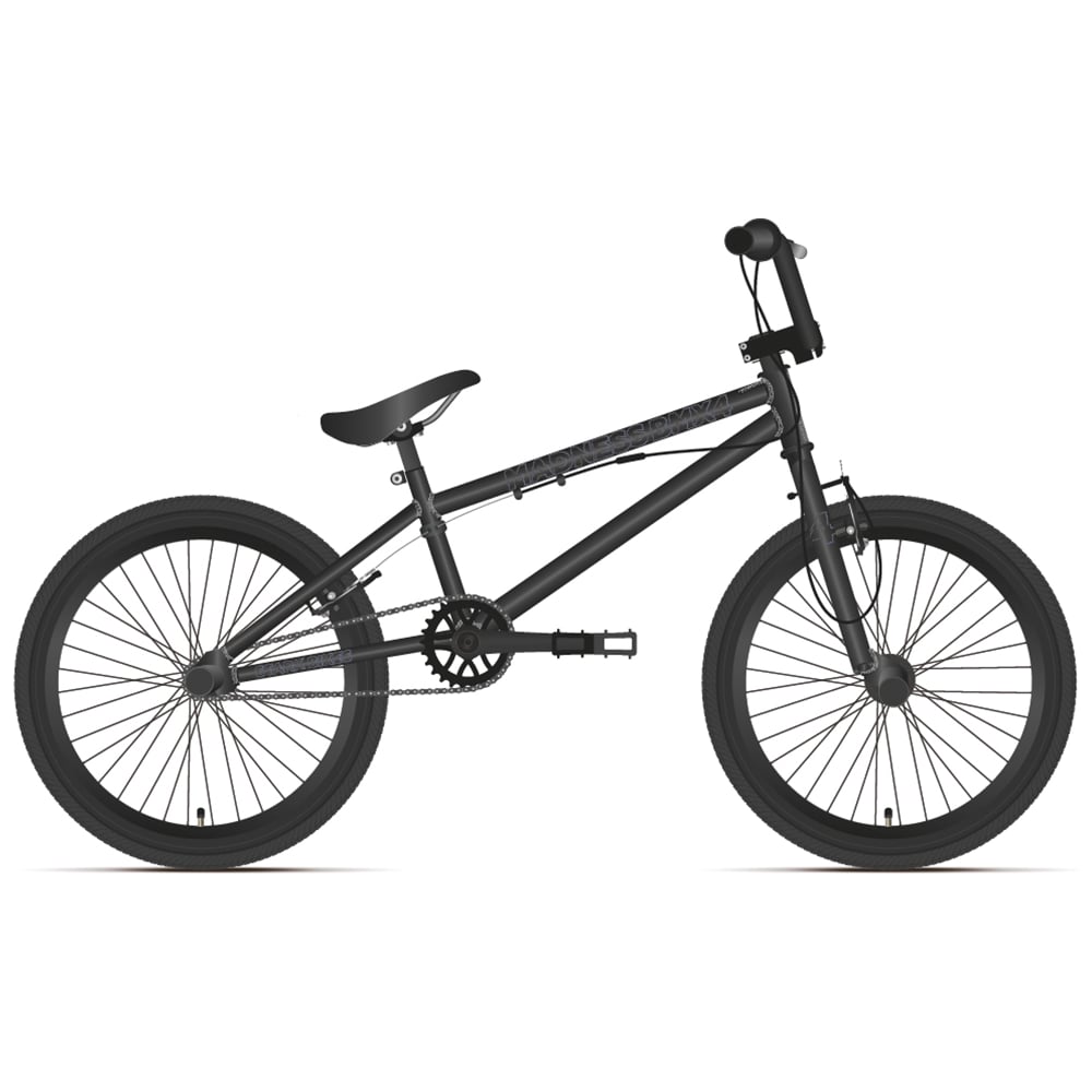 Велосипед STARK Madness BMX 4, 2021 г, черный/Rainbow радужный ...