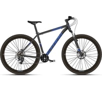 Велосипед STARK Hunter 29.2 D, 2021 г, черный/голубой, рама 18" HC-389DB90