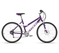 Велосипед STARK Luna 26.2 D, 2021 г, фиолетовый/серебристый, размер рамы 14.5", HD00000195