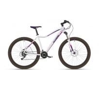Велосипед STARK Viva 27.2 HD, 2021 г, белый/розовый, размер рамы 16", HD00000190