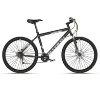 Велосипед STARK Respect 26.1 D, 2021 г, Microshift Steel, черный/серебристый, рама 18" HD00000170