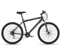 Велосипед STARK Respect 26.1 D, 2021 г, Microshift, черный/серый, рама 16" HD00000168