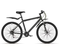 Велосипед STARK Respect 26.1 D, 2021 г, Microshift, черный/черный, рама 20" HD00000164
