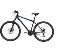 Велосипед BLACK ONE Onix 27.5 D, чёрный/синий/серый, размер рамы 18", HD00000421