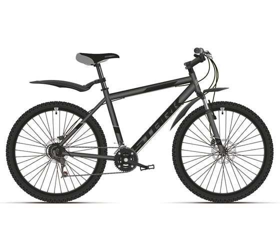 Велосипед STARK Respect 29.1 D, 2021 г, Microshift, черный/черный, рама 22" HD00000153