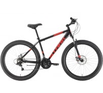 Велосипед STARK Tank 27.1 D+, 2021 г, черный/красный, размер рамы 16", HD00000665