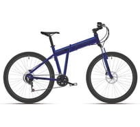 Велосипед STARK Cobra 27.2 D, 2021 г, синий/чёрный, размер рамы 20", HD00000257
