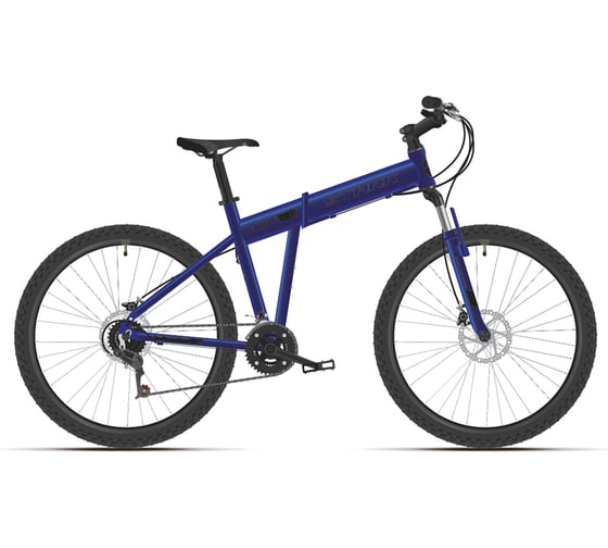 Велосипед STARK Cobra 27.2 D, 2021 г, синий/чёрный, размер рамы 18", HD00000256 1