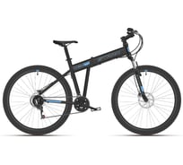 Велосипед STARK Cobra 29.2 HD, 2021 г, чёрный/голубой, размер рамы 20", HD00000248