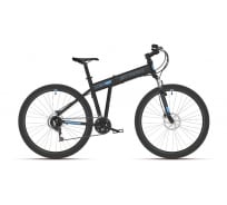 Велосипед STARK Cobra 29.2 HD, 2021 г, чёрный/голубой, размер рамы 18", HD00000247