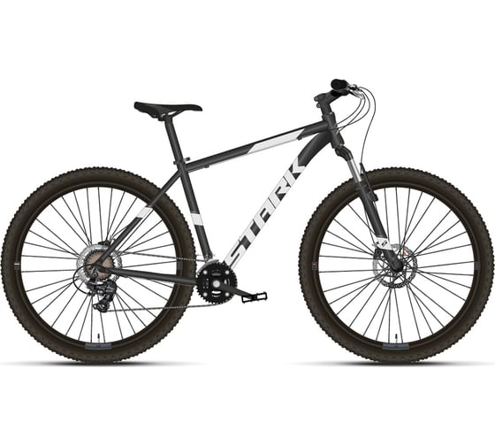 Велосипед STARK Hunter 27.2 HD, 2021 г, черный/белый, размер рамы 18", HD00000026 1