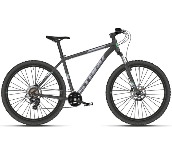 Велосипед STARK Hunter 27.2 HD, 2021 г, серый/серый, размер рамы 18", HC-389D502