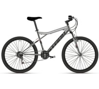 Велосипед STARK Slash 26.2 V, 2021 г, серебристый/черный, размер рамы 18", HD00000118