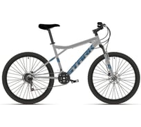 Велосипед STARK Slash 26.2 D, 2021 г, серый/синий, размер рамы 16", HD00000114