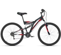 Велосипед BLACK ONE Phantom FS 27, черный/красный/белый, размер рамы 20", HD00000366