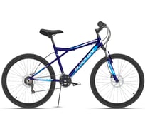 Велосипед BLACK ONE Element 26 D, синий/белый, размер рамы 20", HD00000465