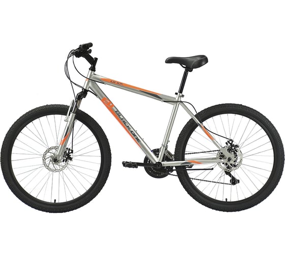 Велосипед BLACK ONE Onix 26 D, серый/оранжевый, размер рамы 18", HD00000415