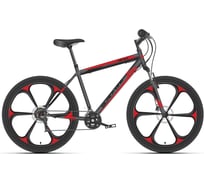 Велосипед BLACK ONE Onix 26 D FW, серебристый/черный, размер рамы 18", HD00000412