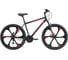 Велосипед BLACK ONE Onix 26 D FW, серый/черный/красный, размер рамы 20", HD00000410 1