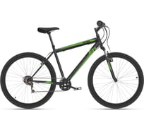 Велосипед BLACK ONE Onix 26 Alloy, черный/зеленый/серый, размер рамы 18", HD00000406