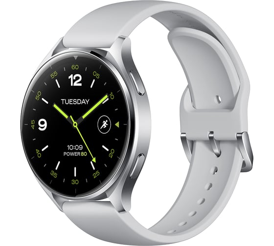 Смарт-часы Xiaomi Watch 2 Silver Case With Gray TPU Strap BHR8034GL