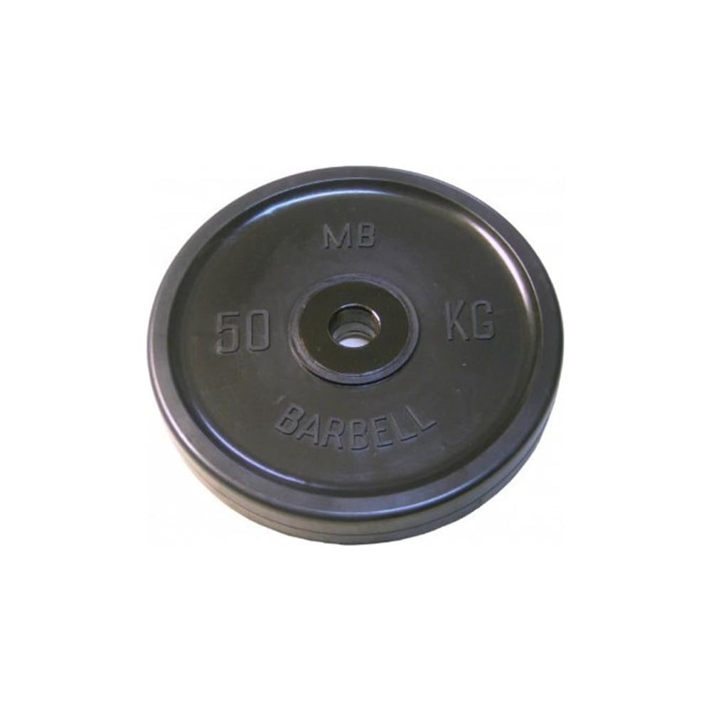 Олимпийский диск Barbell d 51 мм, чёрный, 50 кг 470 - выгодная цена ...