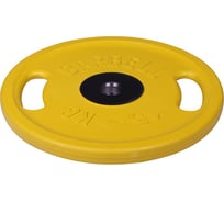 Олимпийский диск с ручками Barbell d 51 мм, цветной, 15 кг 1194