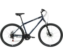 Велосипед ALTAIR MTB HT 27.5, 1.0 disc, темно-синий/серебристый RBKT1M17G001