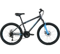 Велосипед ALTAIR MTB HT 24, 2.0 disc, темно-серый/голубой RBKT11N4P003