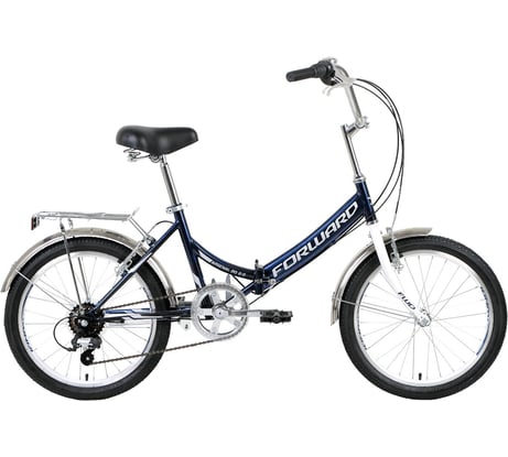 Велосипед FORWARD 20, 2.0 disc, темно-синий/серый RBKW1YF06010