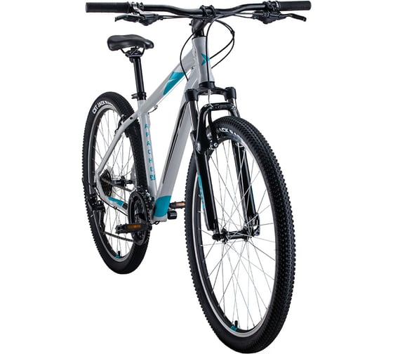 Велосипед FORWARD APACHE 275, 1.2, серый/бирюзовый RBKW1M37G007