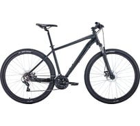 Велосипед FORWARD APACHE 29, 2.2 disc, черный матовый/черный RBKW1M39G003