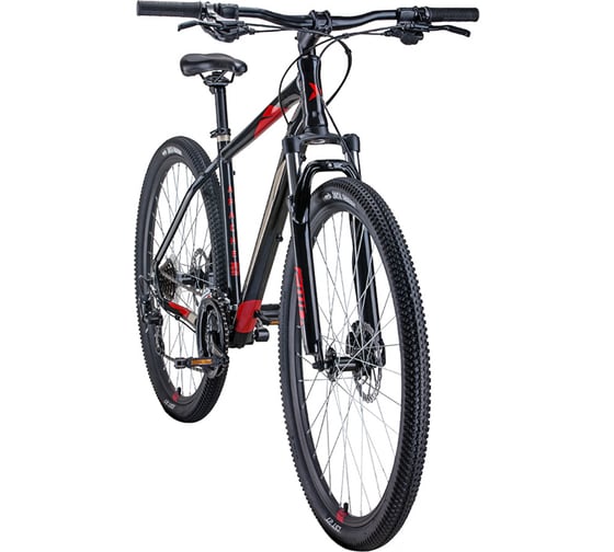 Велосипед FORWARD APACHE 29, 2.2 disc, черный/красный RBKW1M39G007