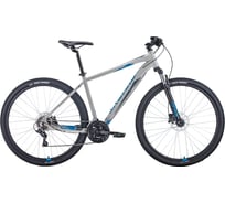Велосипед FORWARD APACHE 29, 3.2 disc, серый/синий RBKW1M39G019