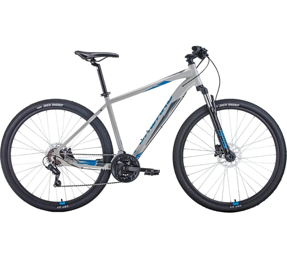 Велосипед FORWARD APACHE 29, 3.2 disc, серый/синий RBKW1M39G019 1