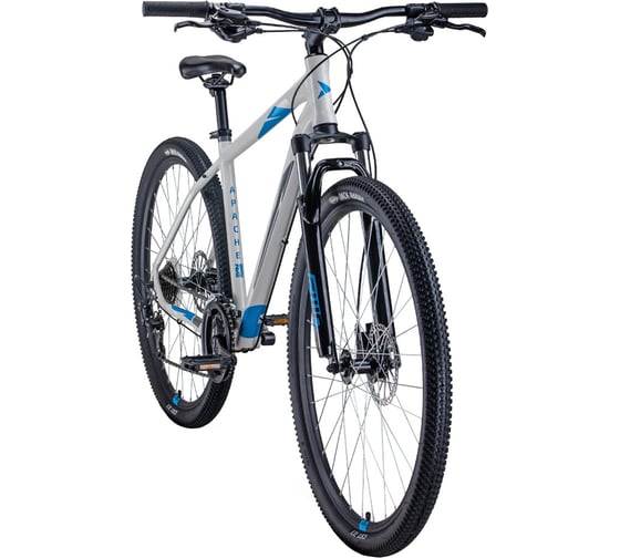 Велосипед FORWARD APACHE 29, 3.2 disc, серый/синий RBKW1M39G019