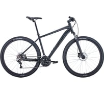 Велосипед FORWARD APACHE 29, 3.2 disc, черный матовый/черный RBKW1M39G027