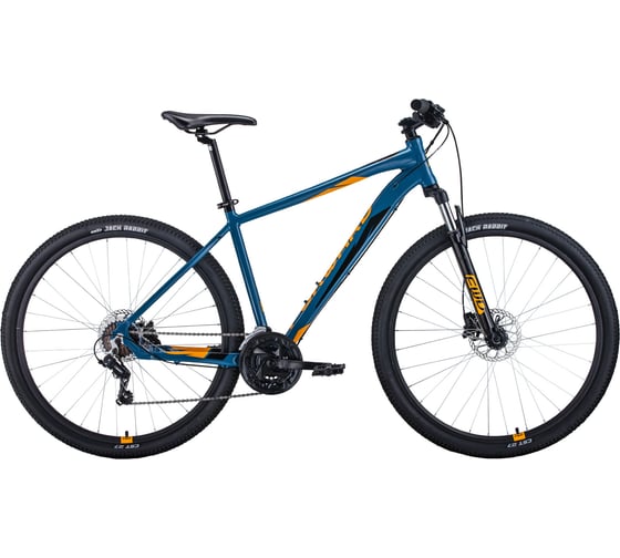 Велосипед FORWARD APACHE 29, 3.2 disc, бирюзовый/оранжевый RBKW1M39G030 1