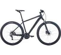 Велосипед FORWARD APACHE 29, 3.2 disc, черный матовый/черный RBKW1M39G022