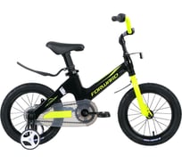 Велосипед FORWARD COSMO 14, 2020-2021 г, черный/зеленый 1BKW1K7B1005