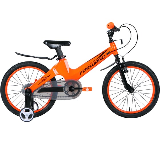 Велосипед FORWARD COSMO 16, 2.0 disc, 2020-2021 г, оранжевый 1BKW1K7C1007