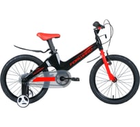Велосипед FORWARD COSMO 16, 2.0 disc, 2020-2021 г, черный/красный 1BKW1K7C1012