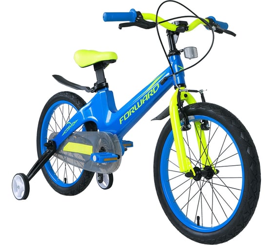 Велосипед FORWARD COSMO 16, 2.0 disc, 2020-2021 г, синий 1BKW1K7C1009