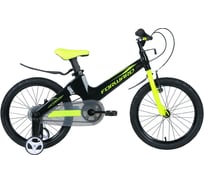 Велосипед FORWARD COSMO 16, 2.0 disc, 2020-2021 г, черный/зеленый 1BKW1K7C1010