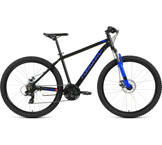 Велосипед FORWARD EDGE 27.5, 2.0 disc, рост 18, 2019-2020 г, черный/синий RBKW0M67Q047
