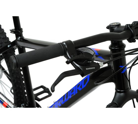 Велосипед FORWARD EDGE 27.5, 2.0 disc, рост 18, 2019-2020 г, черный/синий RBKW0M67Q047