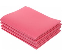 Коврик для йоги складной Sportage "Meditation"173х61х0.5 см, PVC, красный 255-006