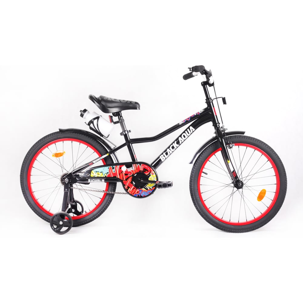 Велосипед детский Black Aqua KG1824 черно-красный 4610099424449 ...